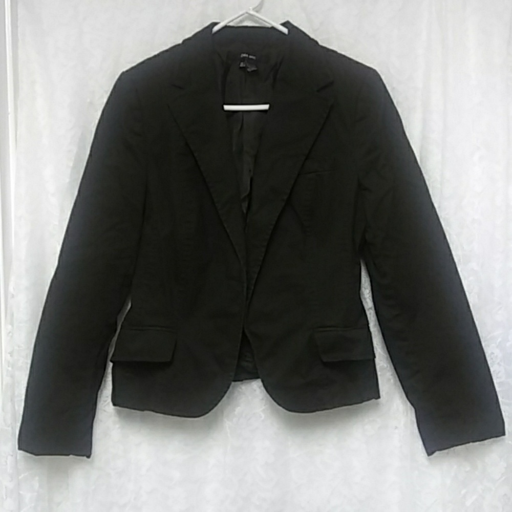 Zara Basic Chocolate Brown Career/ Office/ Travel/ Gift/ Dark Academia/ Blazer
